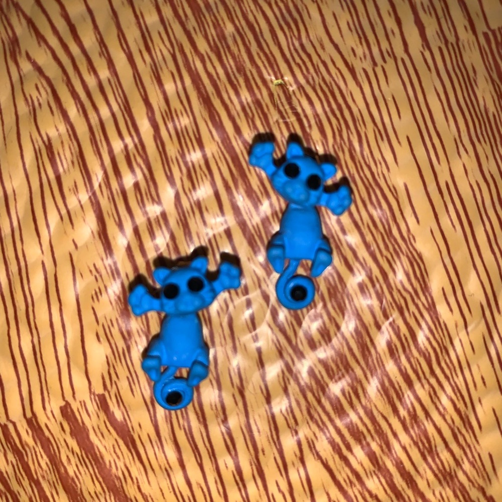 Blue earrings